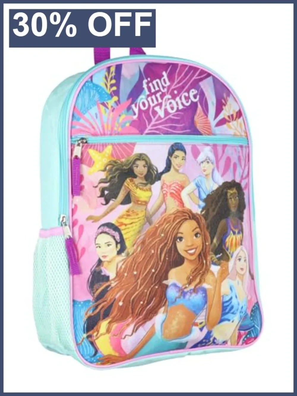 The Little Mermaid Shimmer Backpack 16